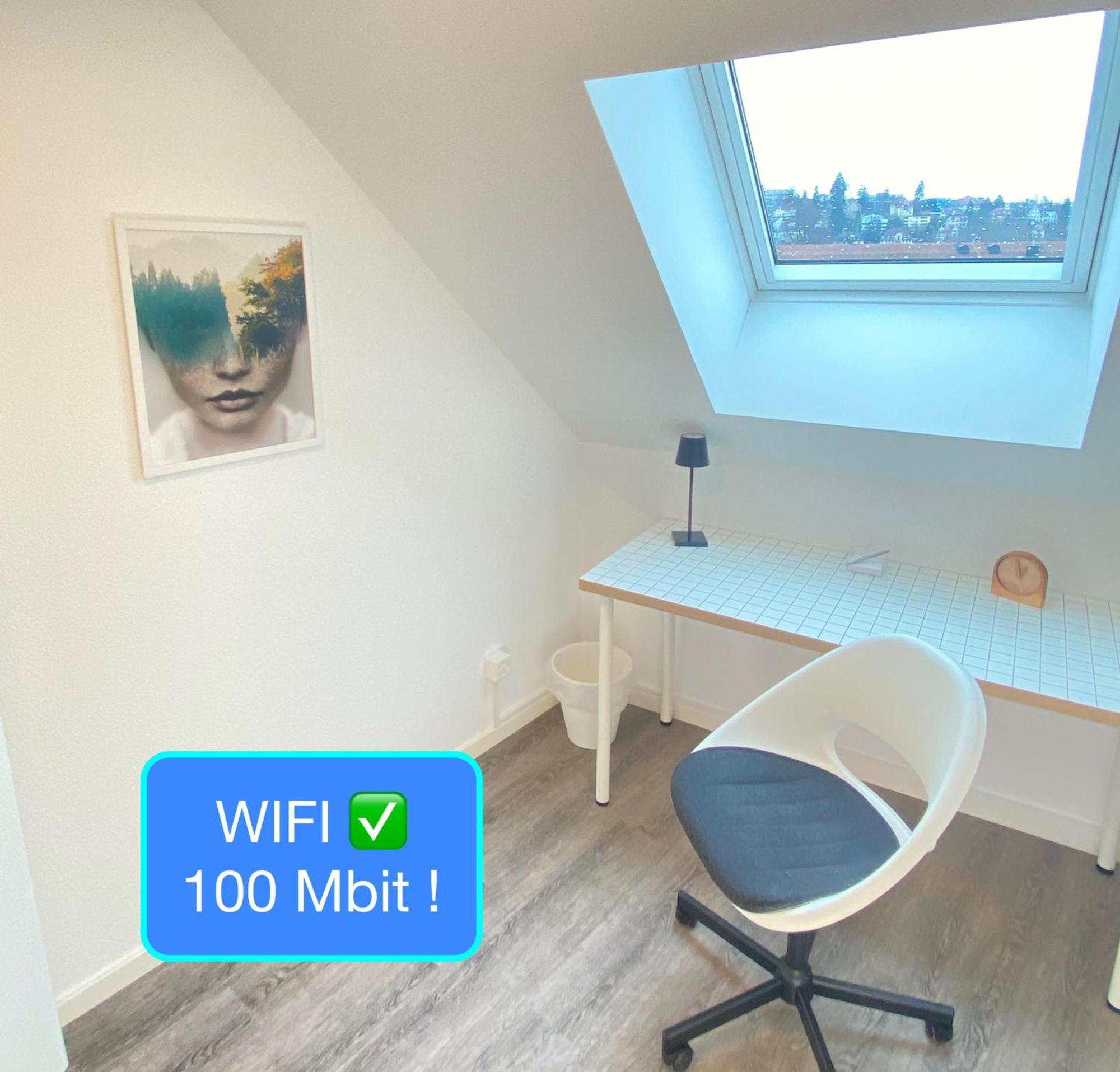Ruhige, Neue Dachwohnung An Altstadt, Naehe Messe サンクト・ガーレン エクステリア 写真